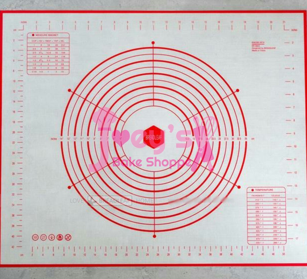 60cm by 40cm large silicone markings rolling baking mat joeys macaron baking sheet target