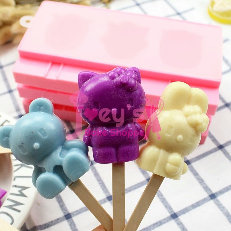 Hello Kitty & Friends Ice Cream Popsicle Silicone Mold – Joey's Bake Shoppe