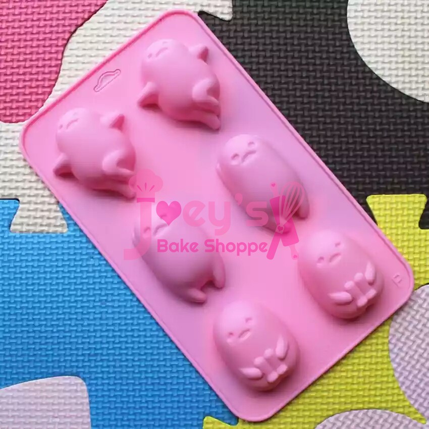 Gudetama 6 Designs Silicone Mold Joey S Bake Shoppe
